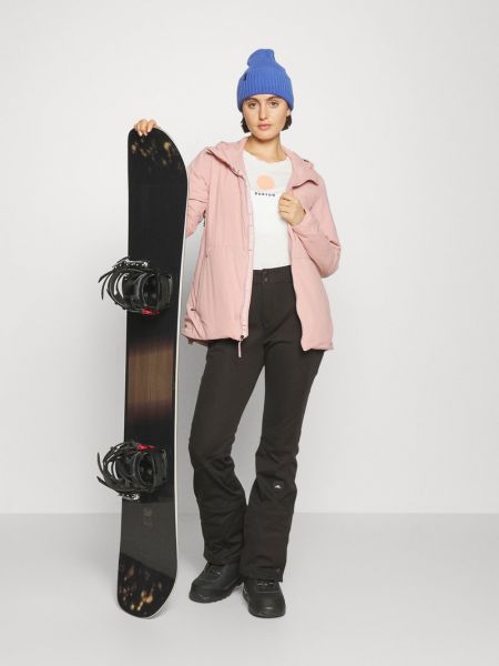 Kurtka narciarska Burton różowa