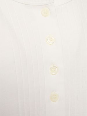 Haut en coton en jersey A.p.c. blanc