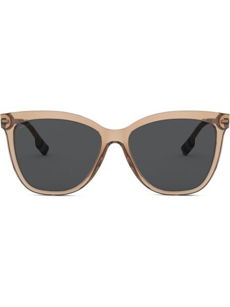 Oversize слънчеви очила Burberry Eyewear кафяво
