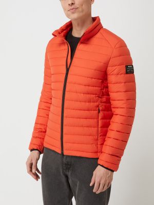 Pikowana kurtka ze stójką Ecoalf pomarańczowa