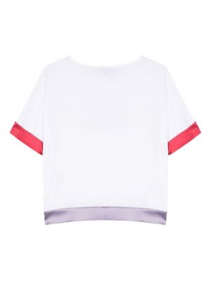 Koszulka z nadrukiem Emporio Armani biała