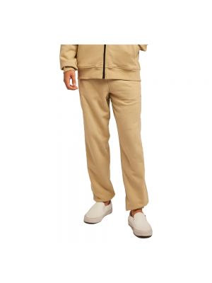Spodnie sportowe bawełniane Sundek brązowe