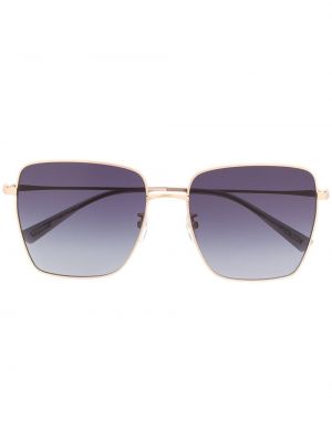 Okulary przeciwsłoneczne oversize Moschino Eyewear złote