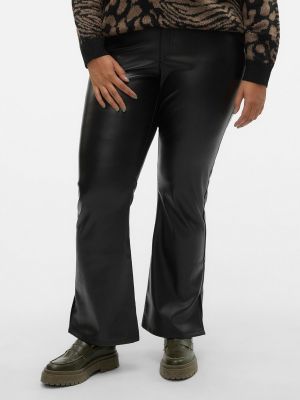 Pantalones bootcut Vero Moda Curve negro
