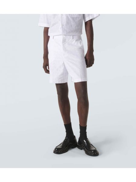 Jacquard shorts aus baumwoll Valentino weiß