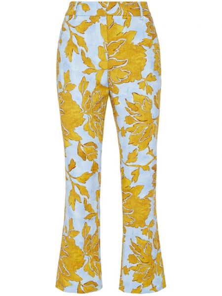 Lepršave hlače s cvjetnim printom s printom La Doublej