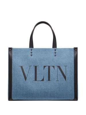 Nakupovalna torba Valentino Garavani modra