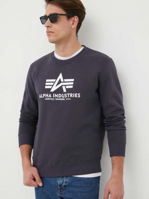 Пуловер с принт Alpha Industries