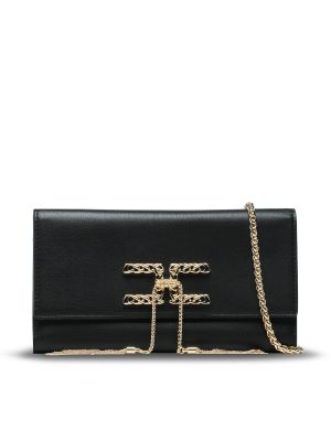 Pisemska torbica Elisabetta Franchi črna