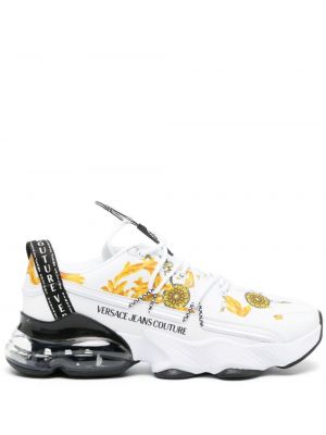 Sneakers με κορδόνια με σχέδιο με δαντέλα Versace Jeans Couture