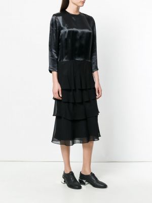 Šaty s tříčtvrtečními rukávy Comme Des Garçons Pre-owned černé