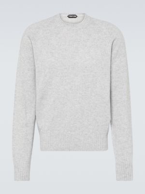 Kašmírový svetr Tom Ford šedý
