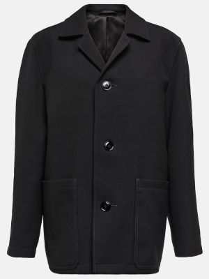 Bavlnená bunda Lemaire čierna
