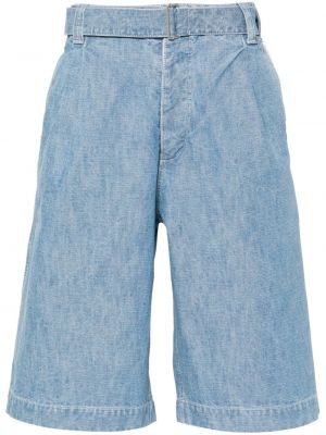 Pantaloni scurți din denim plisate Kenzo