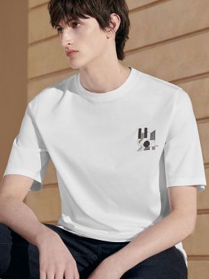 Белая футболка Hermès