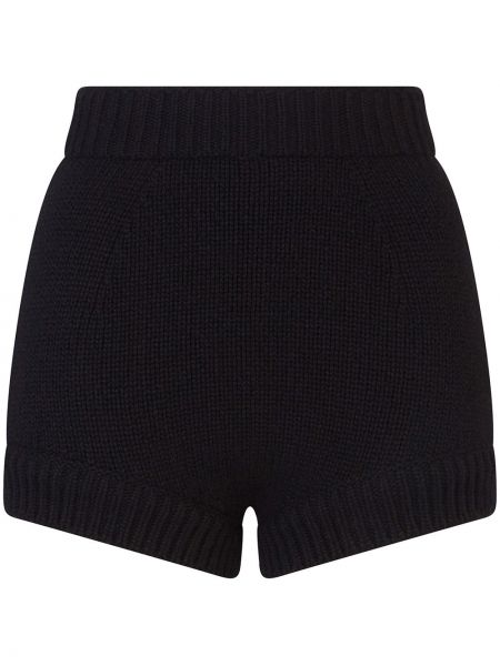 Pantalones cortos de cintura alta Dolce & Gabbana negro