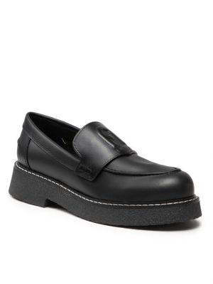 Pantofi loafer Furla negru