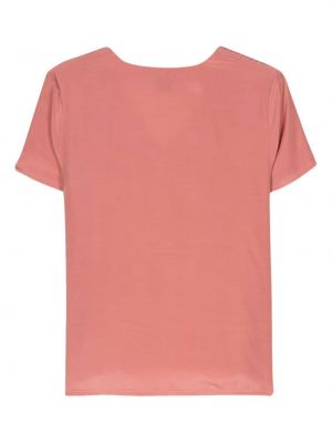 Bluse mit v-ausschnitt Fay pink
