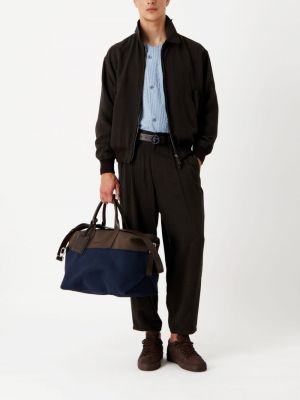 Pantalon plissé Giorgio Armani noir