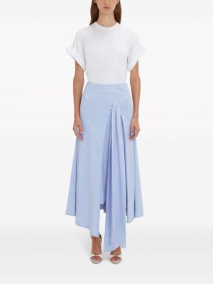 Spódnica asymetryczna Victoria Beckham niebieska