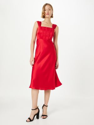 Midi suknele True Decadence raudona