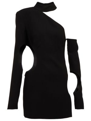 Asimetrična haljina Mônot crna