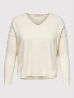 Pull large Only Carmakoma beige