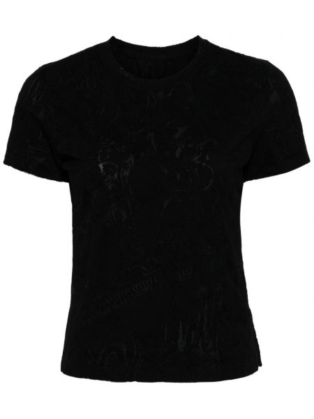 T-krekls ar apdruku Jnby melns