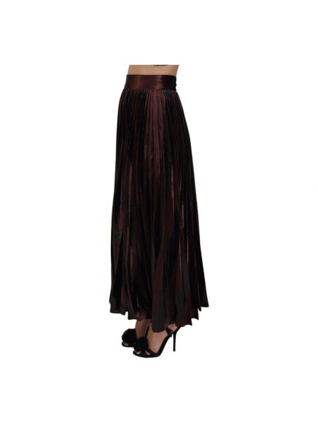 Długa spódnica Dolce And Gabbana brązowa