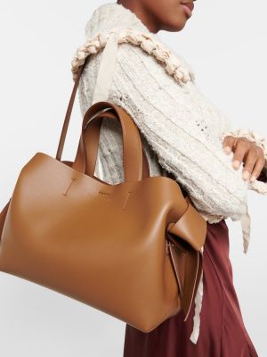 Leder shopper handtasche Acne Studios braun
