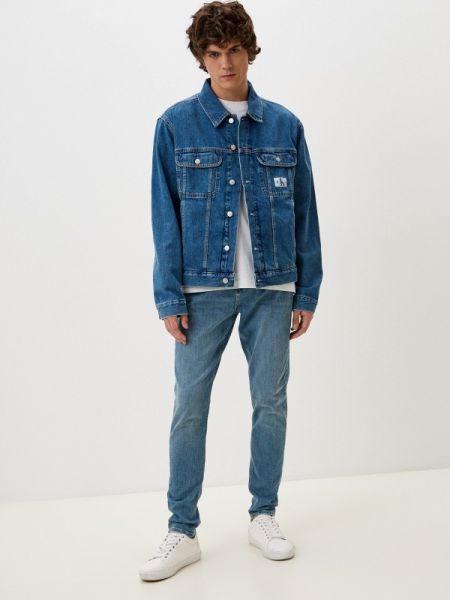 Джинсовая куртка Calvin Klein Jeans синяя