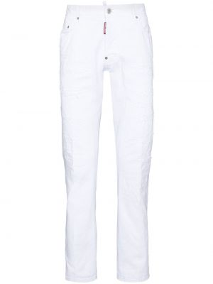 Vaqueros skinny slim fit Dsquared2 blanco