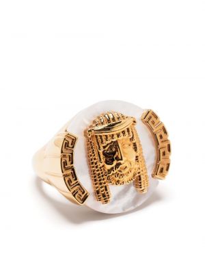Ring mit perlen Versace gold