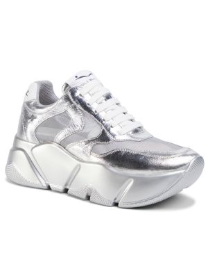 Hálós sneakers Voile Blanche ezüstszínű
