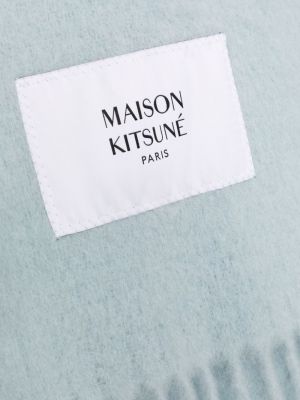 Schal mit fransen Maison Kitsuné