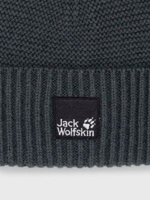 Vlněný klobouk Jack Wolfskin hnědý