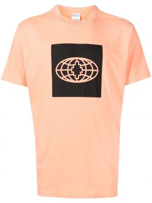 T-shirt à imprimé Marcelo Burlon County Of Milan orange