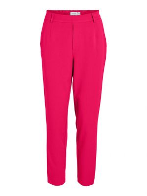 Pantaloni chino slim fit Vila roz