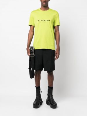 T-shirt mit print Givenchy grün