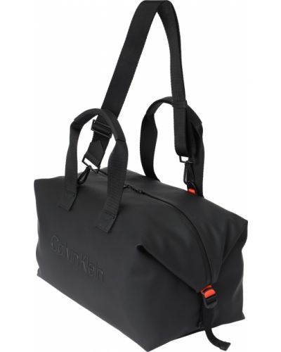 Calvin Klein Víkendová taška  čierna / antracitová