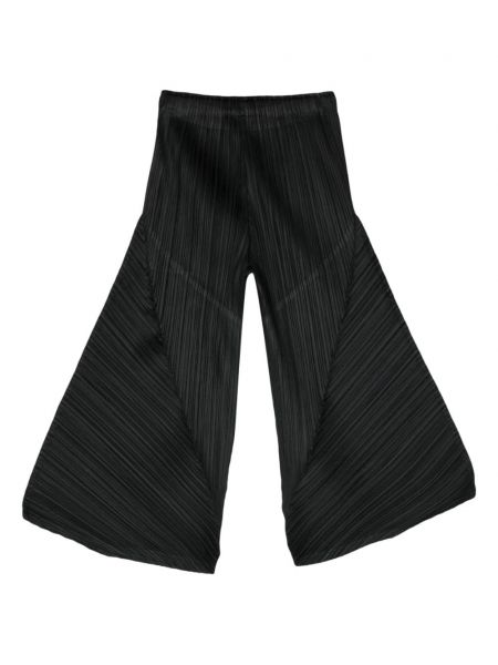 Pantalon plissé Pleats Please Issey Miyake noir
