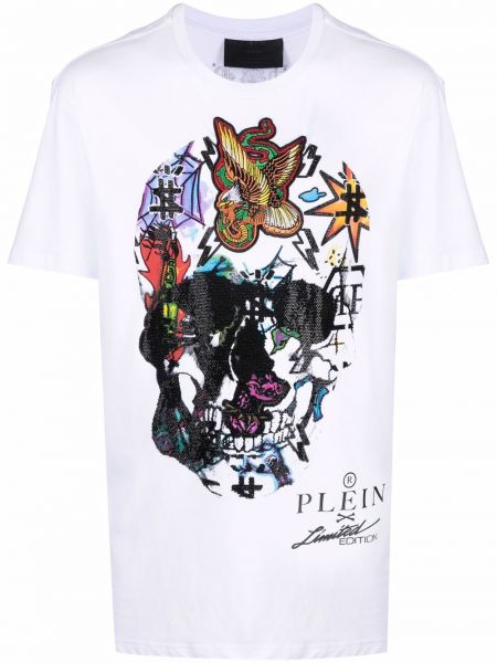 T-shirt Philipp Plein vit