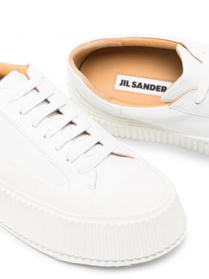 Zapatillas con plataforma Jil Sander blanco