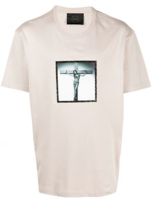 T-krekls ar apdruku Limitato bēšs