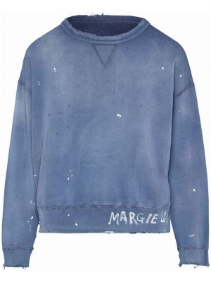 Pamut melegítő felső Maison Margiela kék