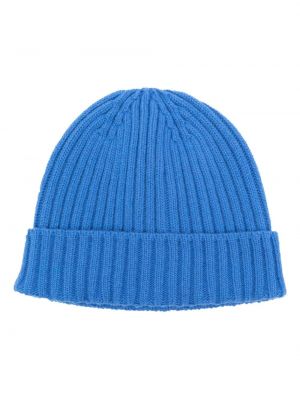 Dzianinowa czapka Barena niebieska