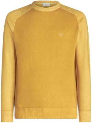 Vlnený sveter s výšivkou Etro