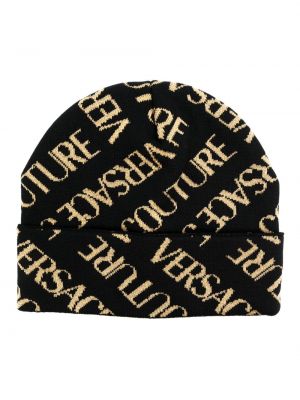 Vlnená čiapka Versace Jeans Couture