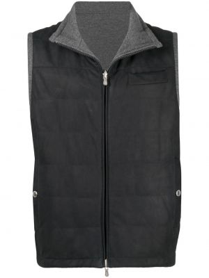 Zip vest Brunello Cucinelli svart