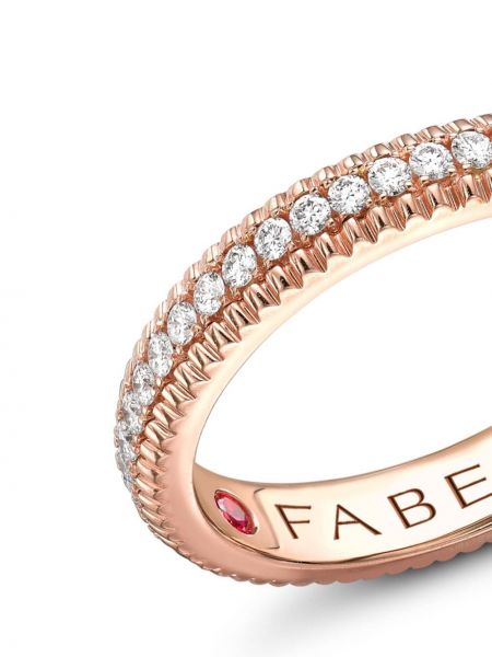 Bague en or rose Fabergé